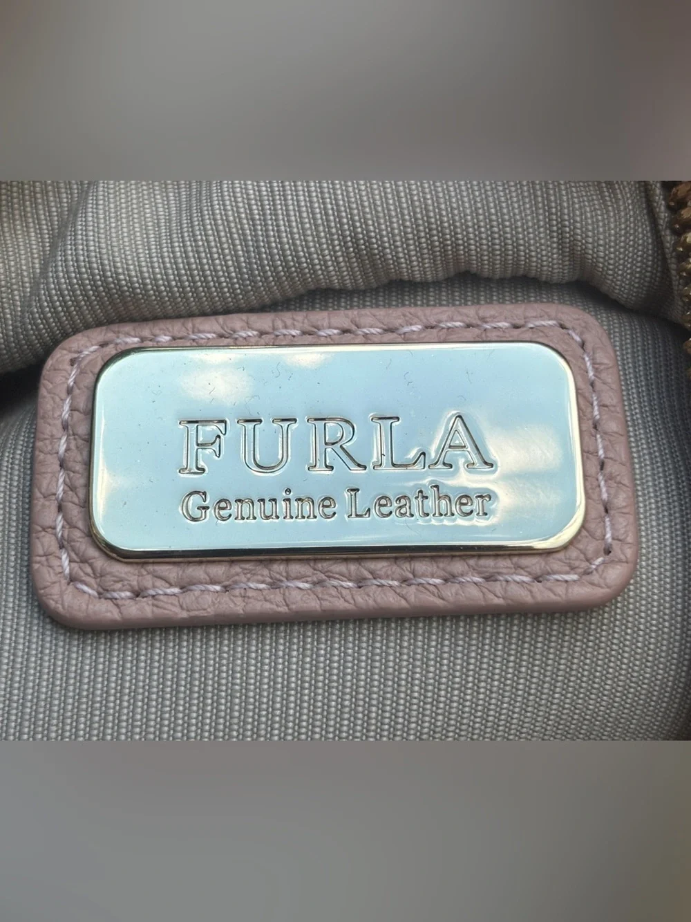 Furla Pebbled Leather Mini Backpack